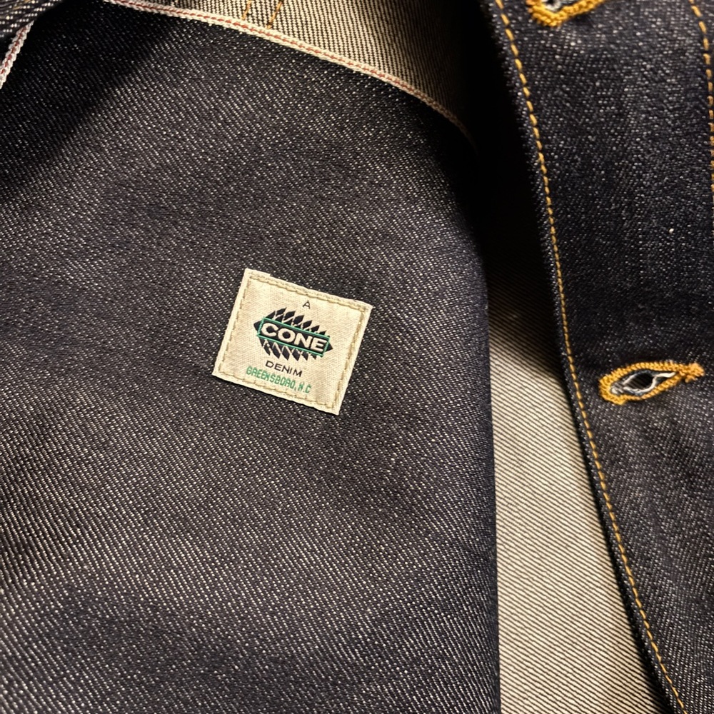NWT Brave Star, Badlands Jacket in Cone Mills Selvage Denim, Size XL - Picture 6 of 6